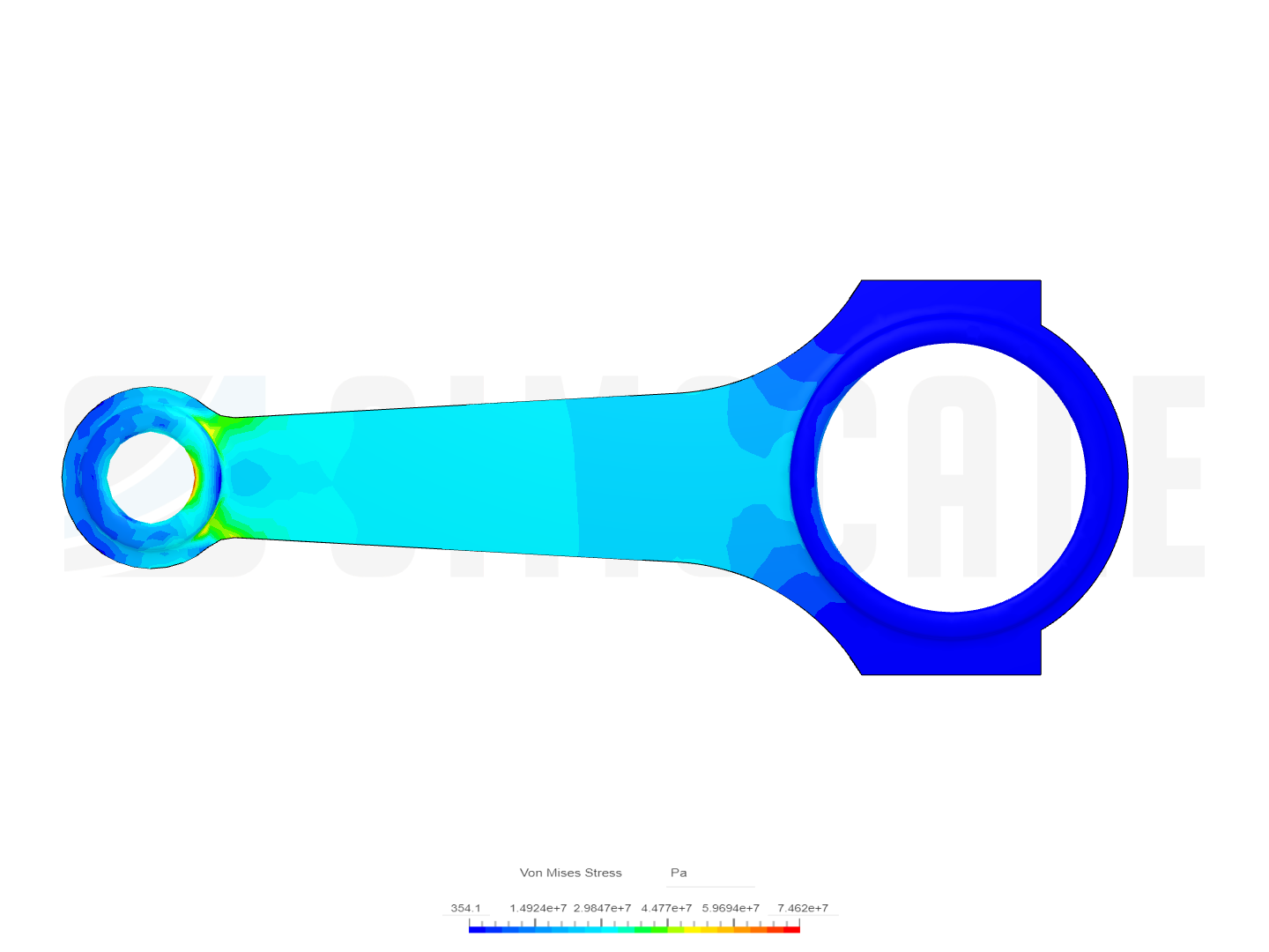 Tutorial 1: Connecting rod stress analysis image