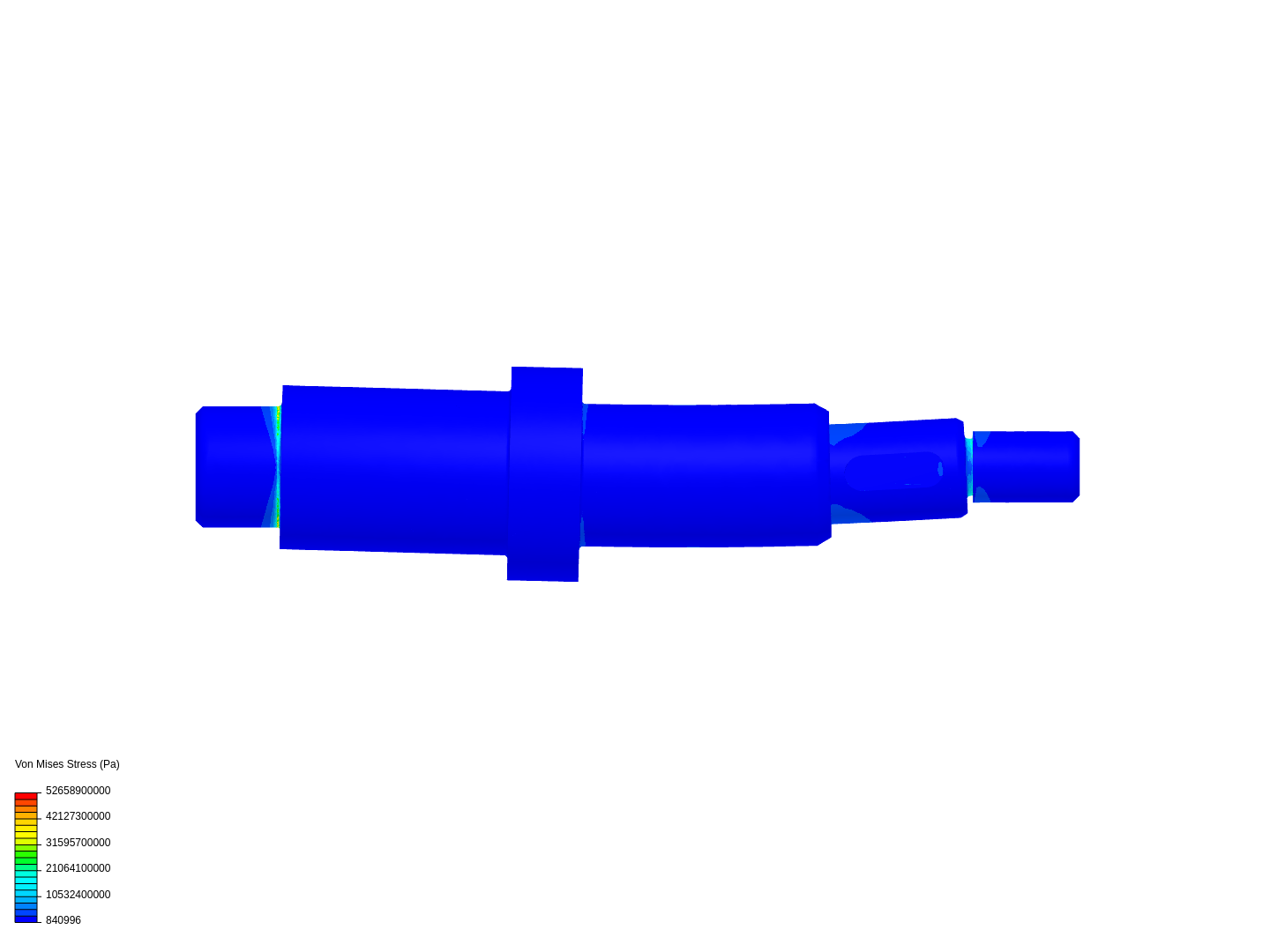 Simple supported shaft image