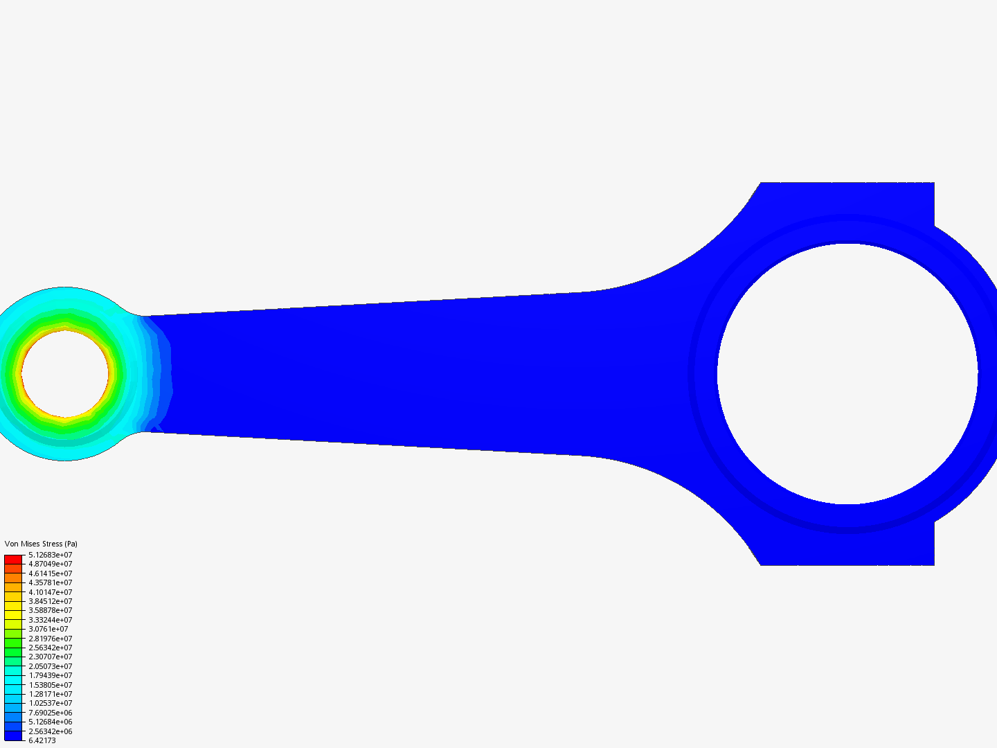 Tutorial 1: Connecting rod stress analysis image