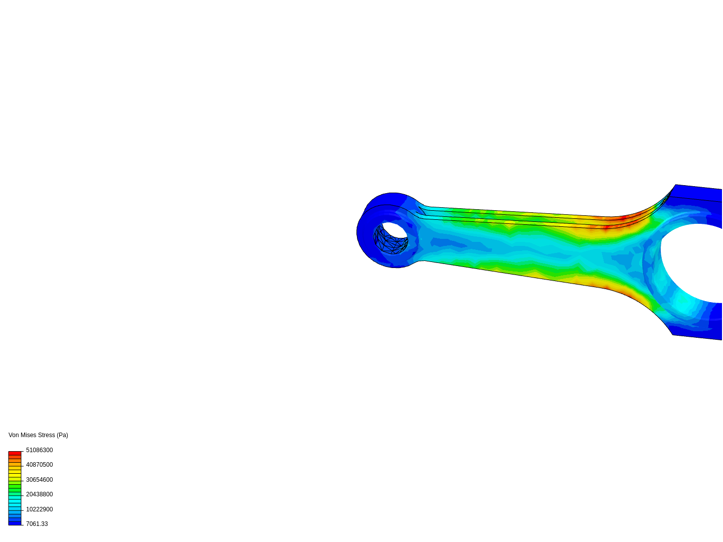 Tutorial 1: Connecting rod stress analysis image