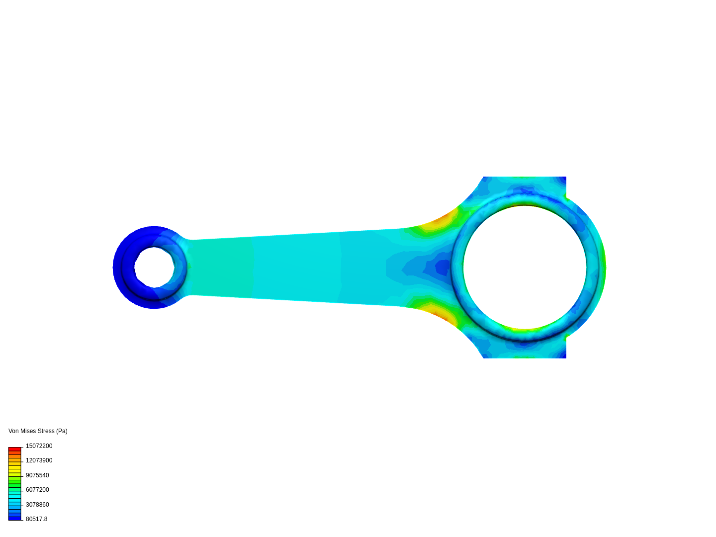 Tutorial 1: Connecting rod stress analysis image