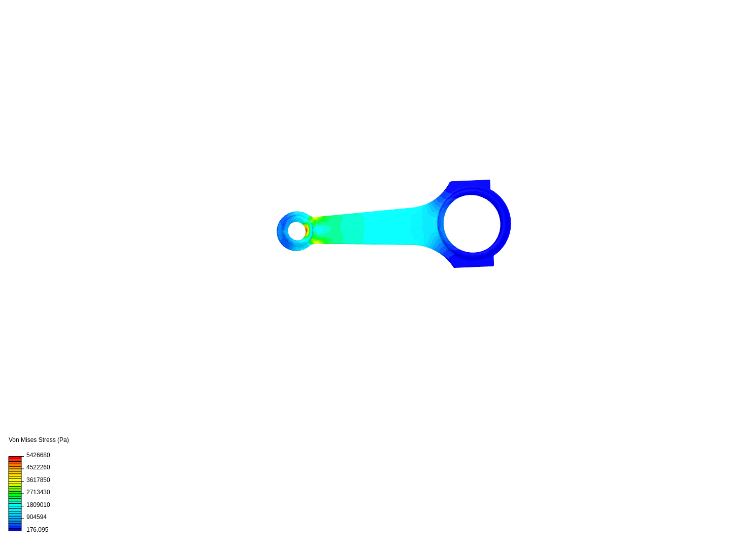 Tutorial 1: Connecting rod stress analysis image