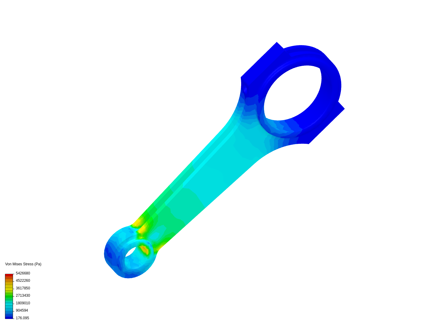 Tutorial 1: Connecting rod stress analysis image