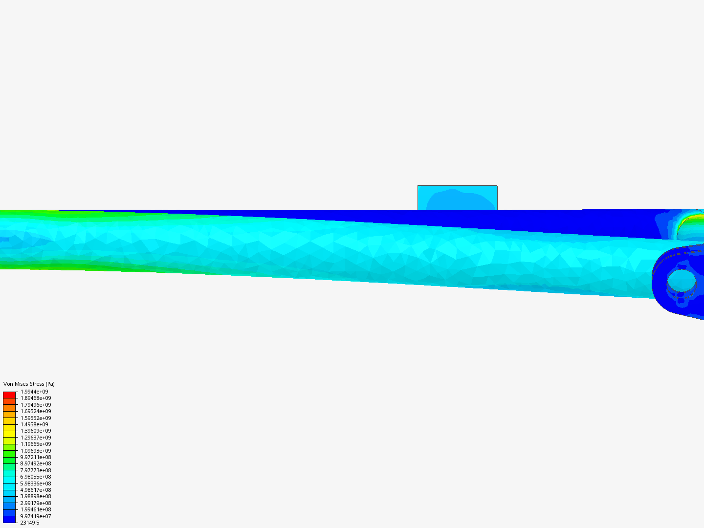 Control Arm FEA image