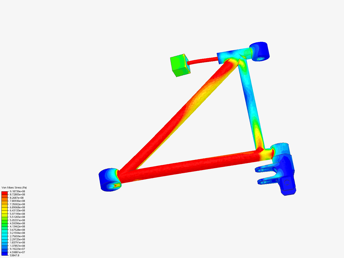 Control Arm FEA image