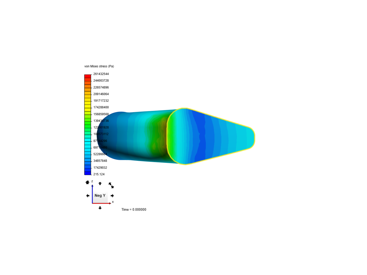 Crane Hook Static Structural Analysis image