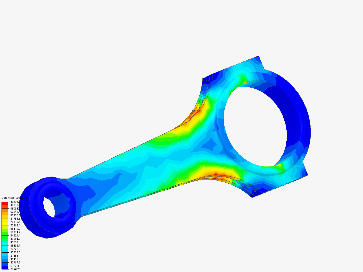 Tutorial 1: Connecting rod stress analysis image