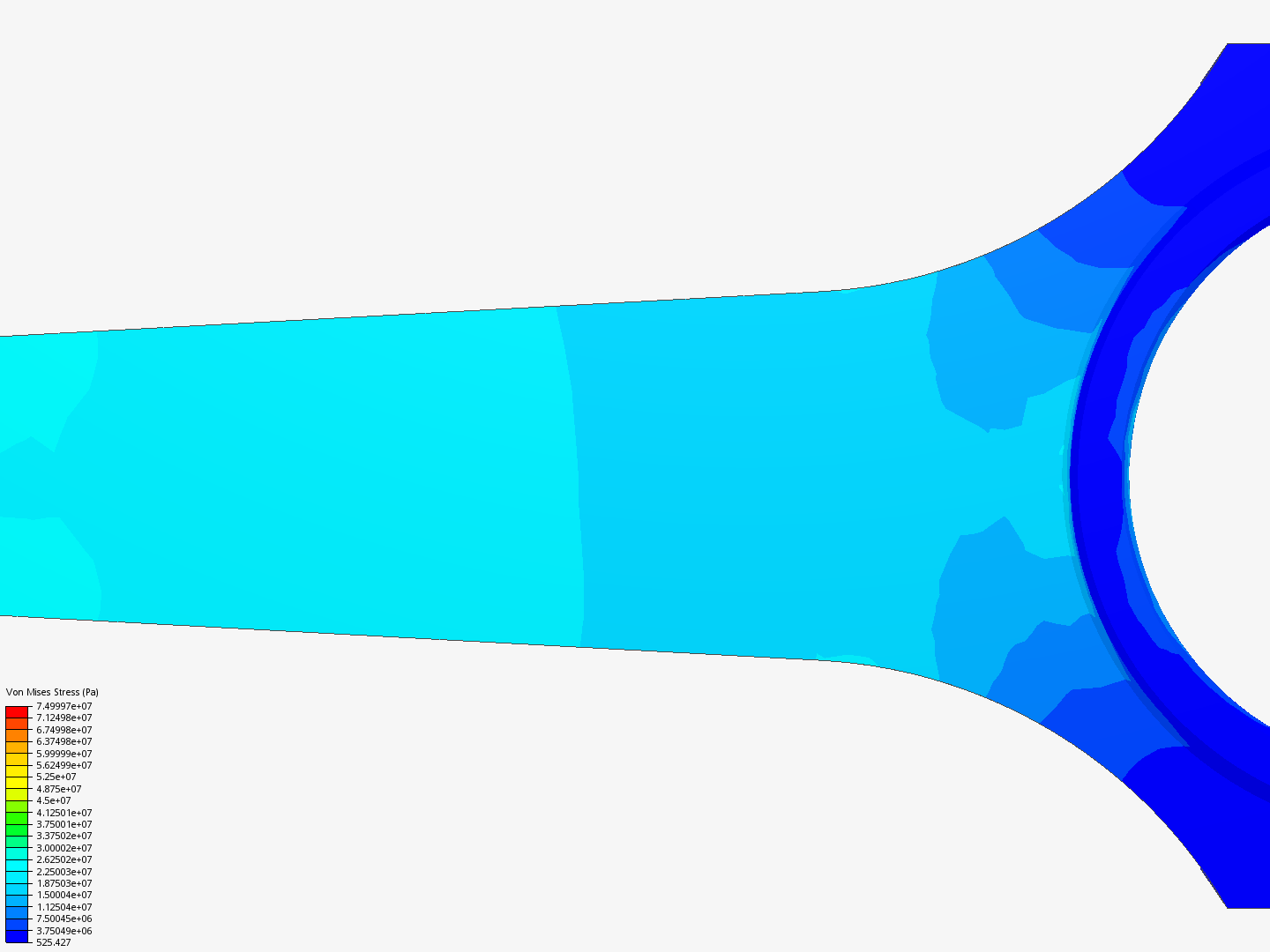 Tutorial 1: Connecting rod stress analysis image