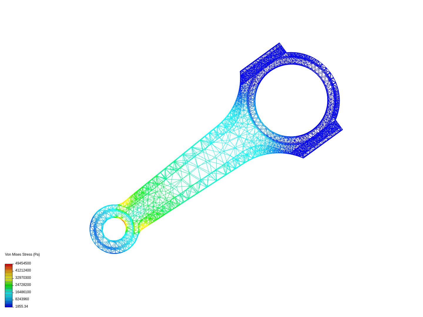 Tutorial 1: Connecting rod stress analysis image