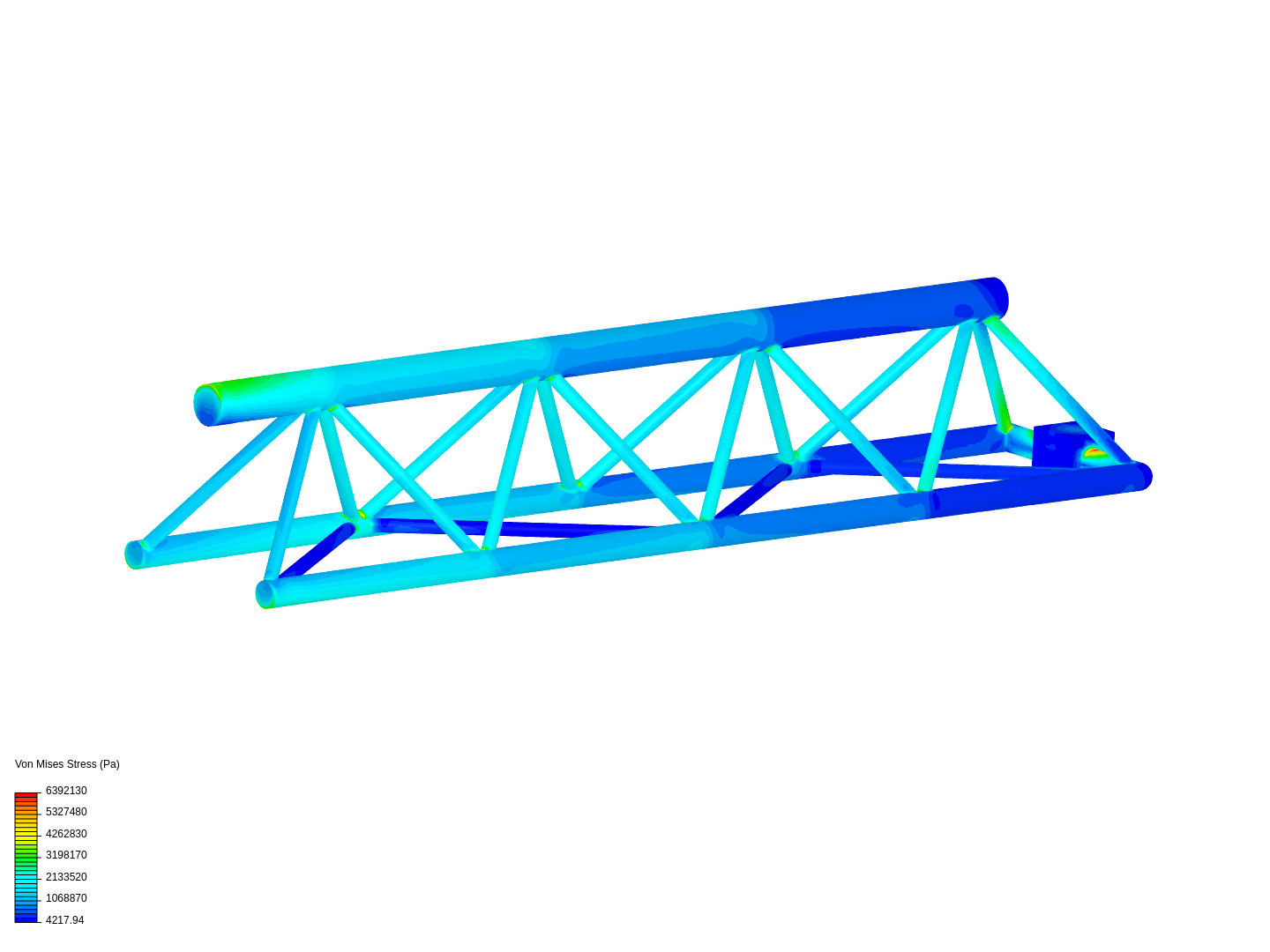 Tutorial - Linear static analysis of a crane image