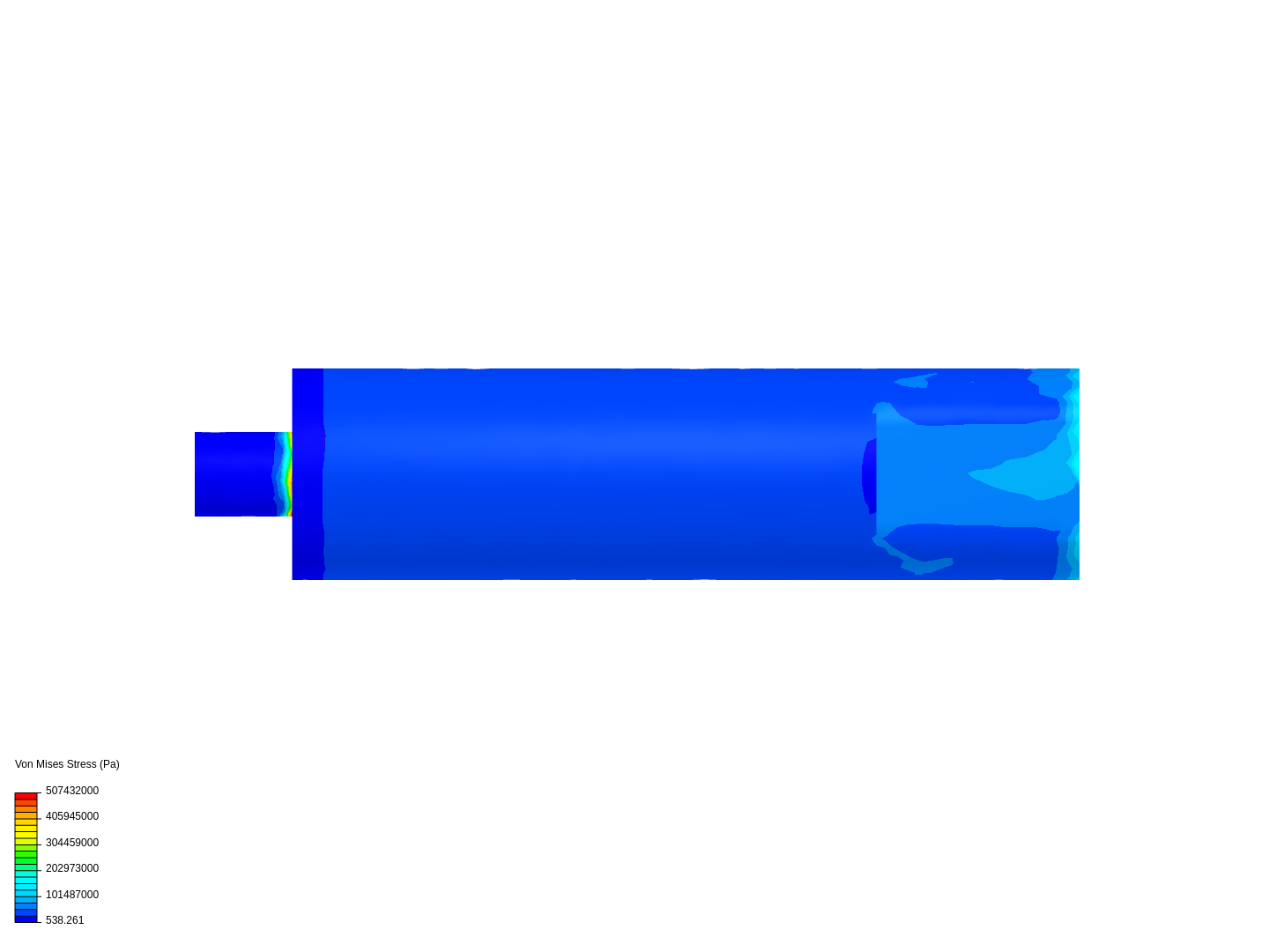 Analyse de structure axe motored. image