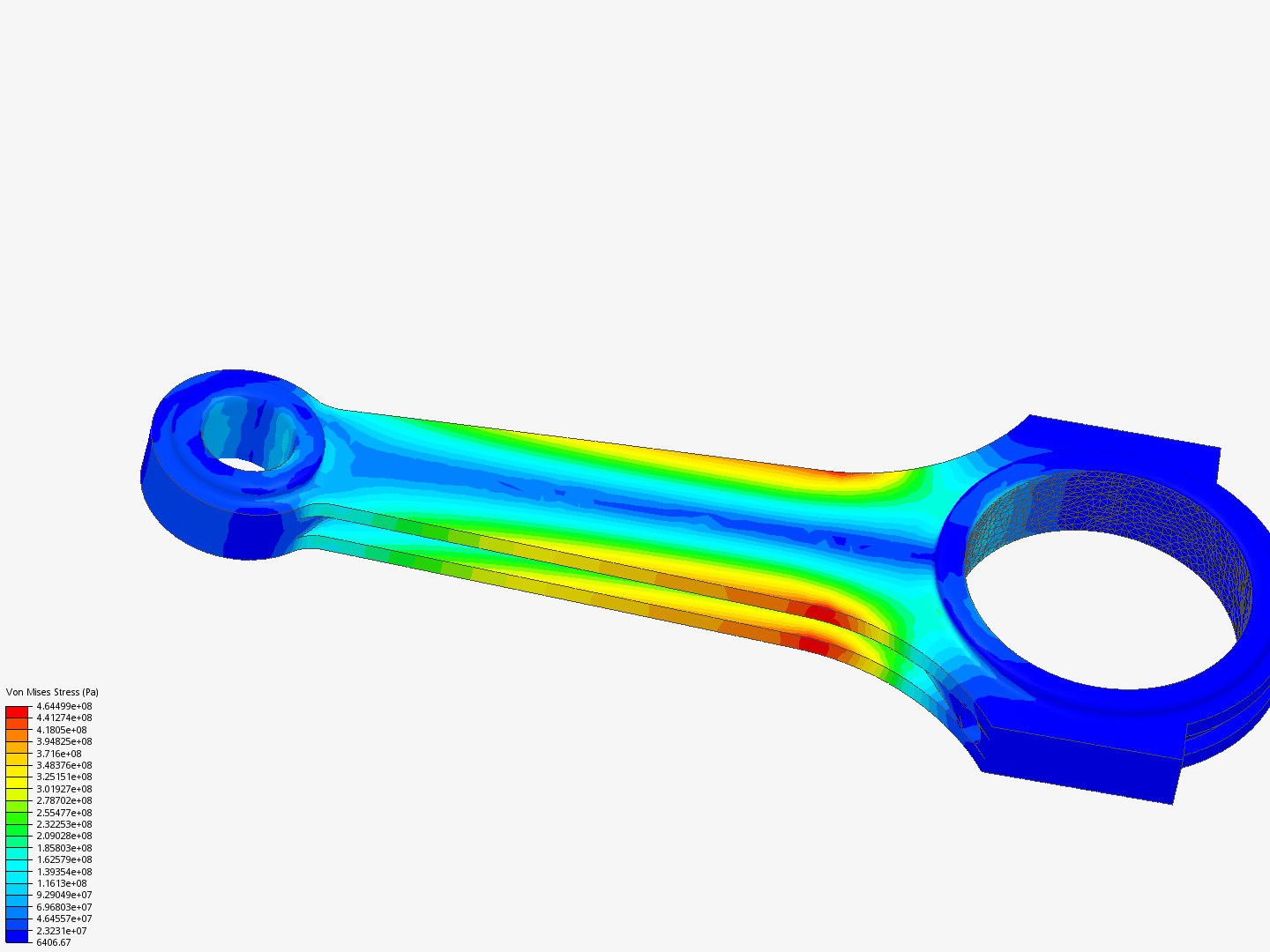 Tutorial 1: Connecting rod stress analysis image