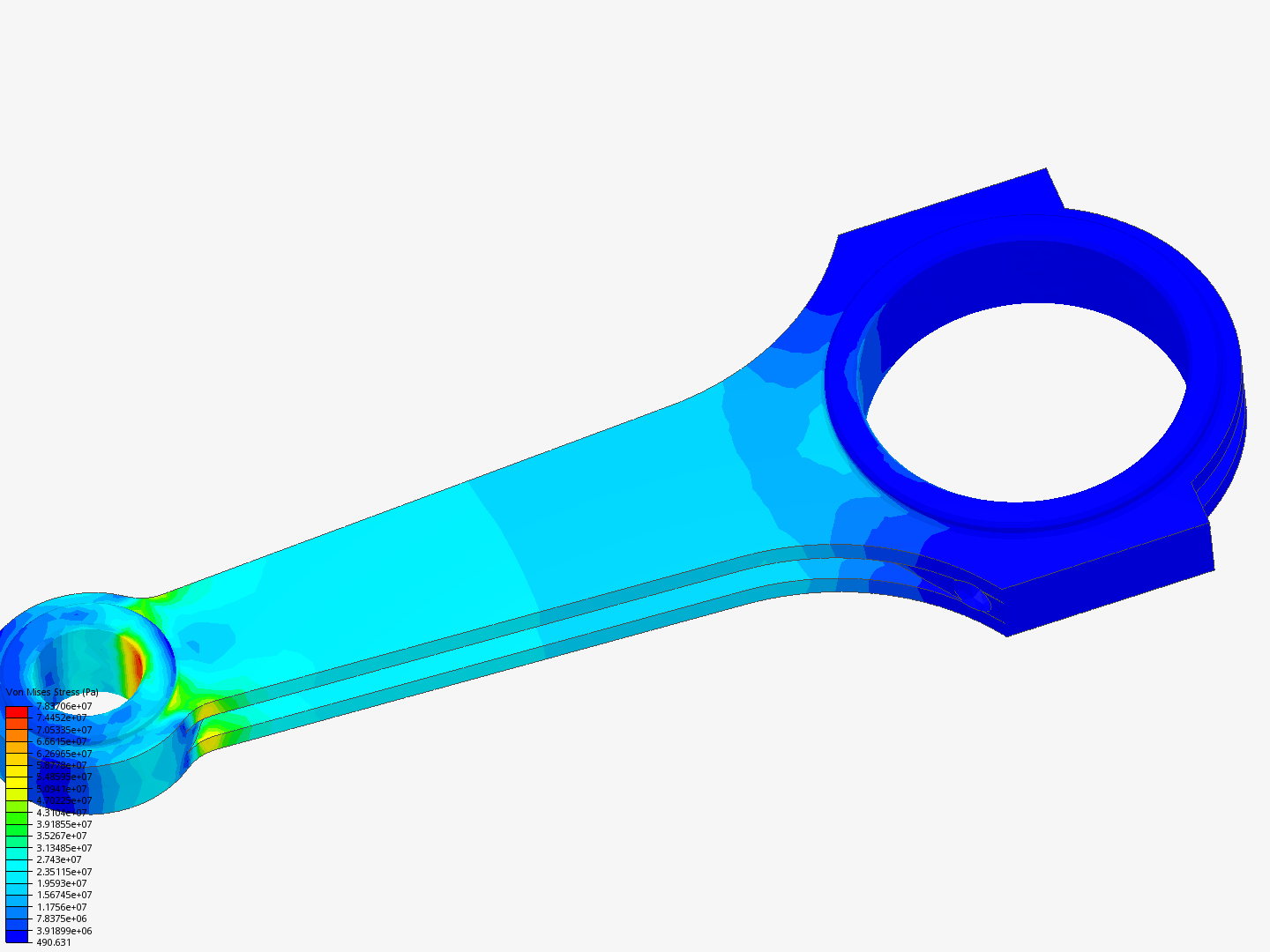 Tutorial 1: Connecting rod stress analysis image