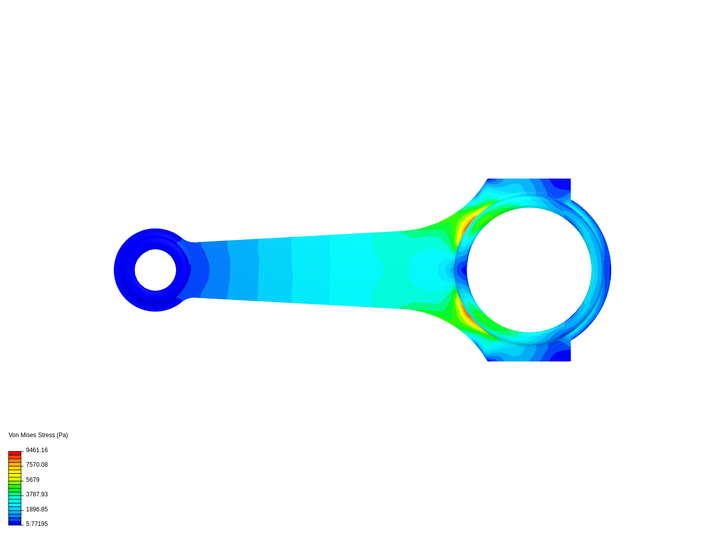 Tutorial 1: Connecting rod stress analysis image