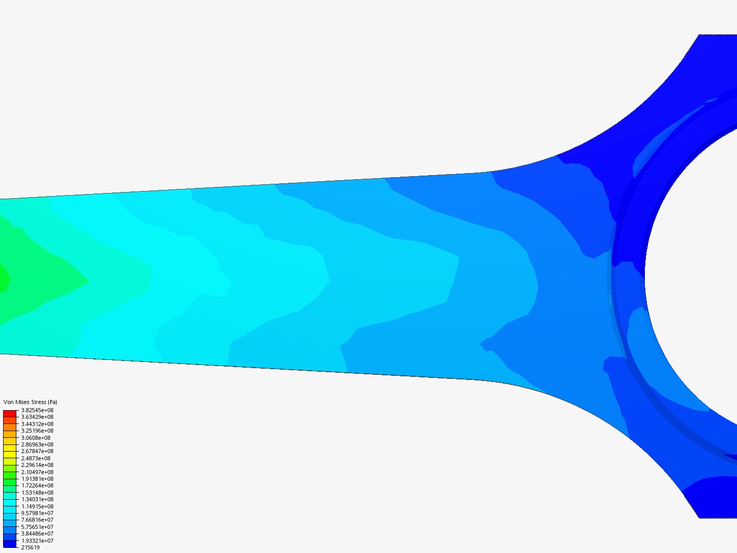 Tutorial 1: Connecting rod stress analysis image