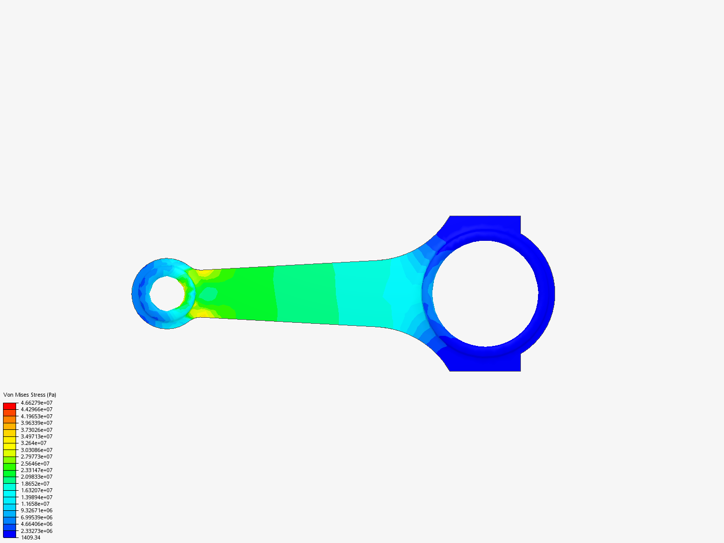 Tutorial 1: Connecting rod stress analysis image