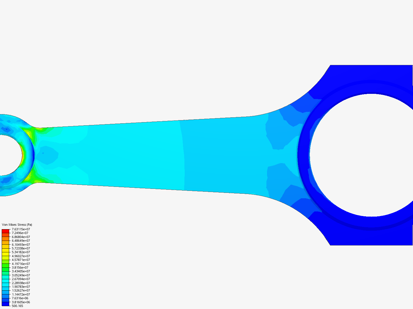 Tutorial 1: Connecting rod stress analysis image