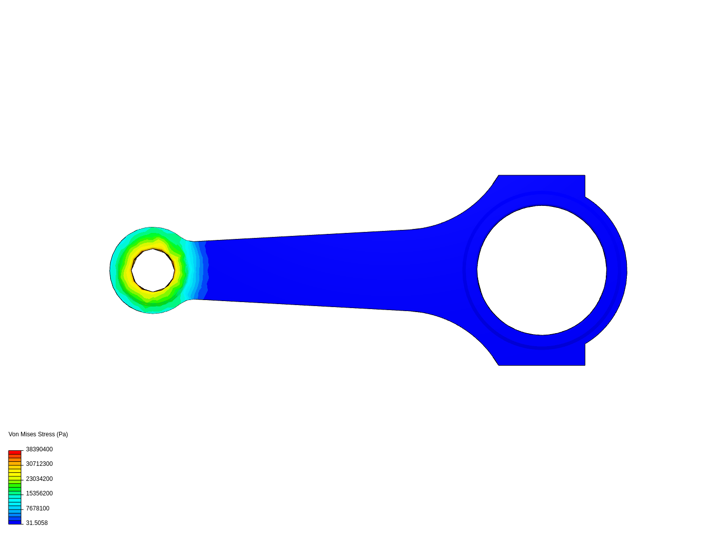 Tutorial 1: Connecting rod stress analysis image