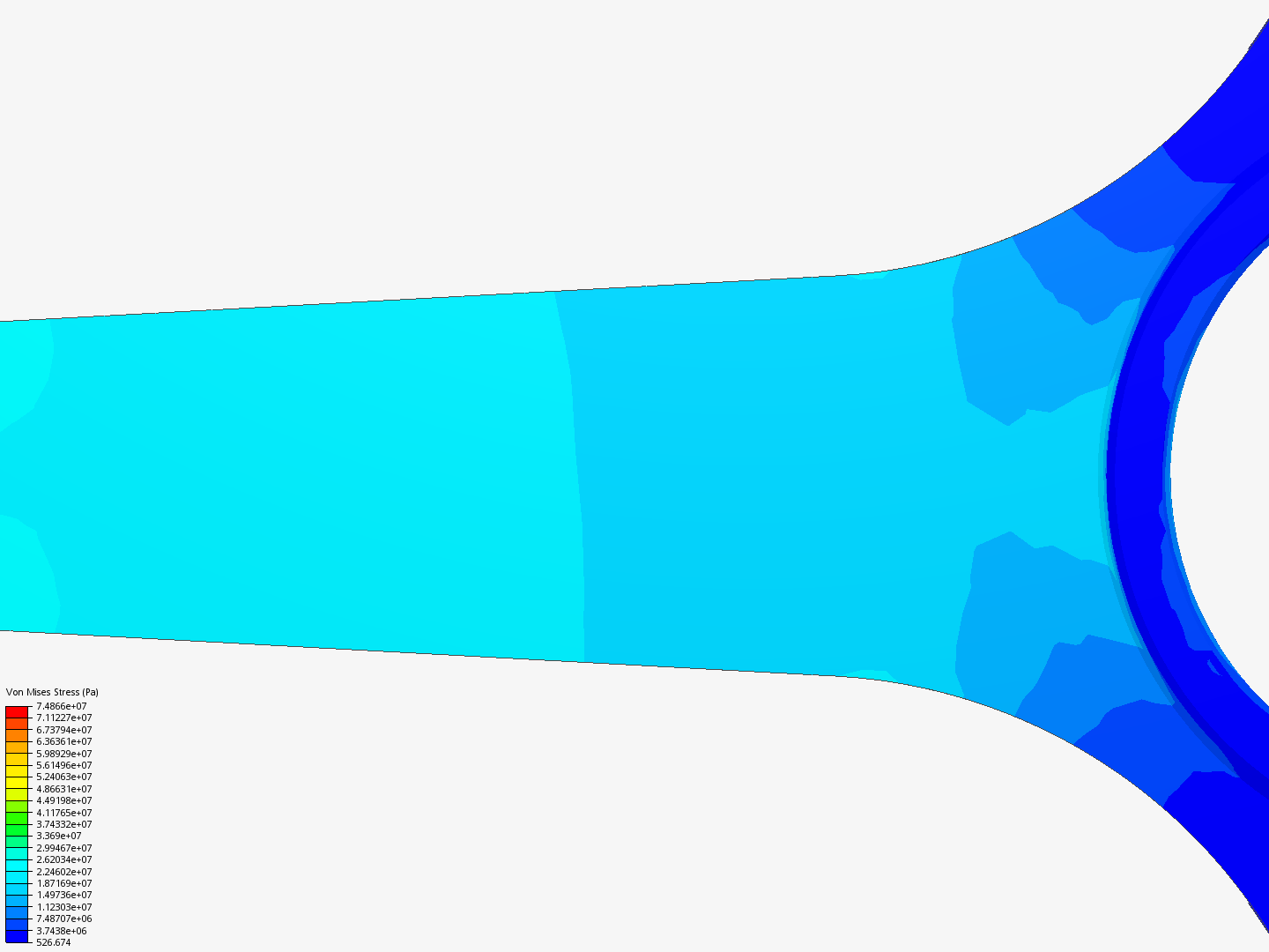 Tutorial 1: Connecting rod stress analysis image