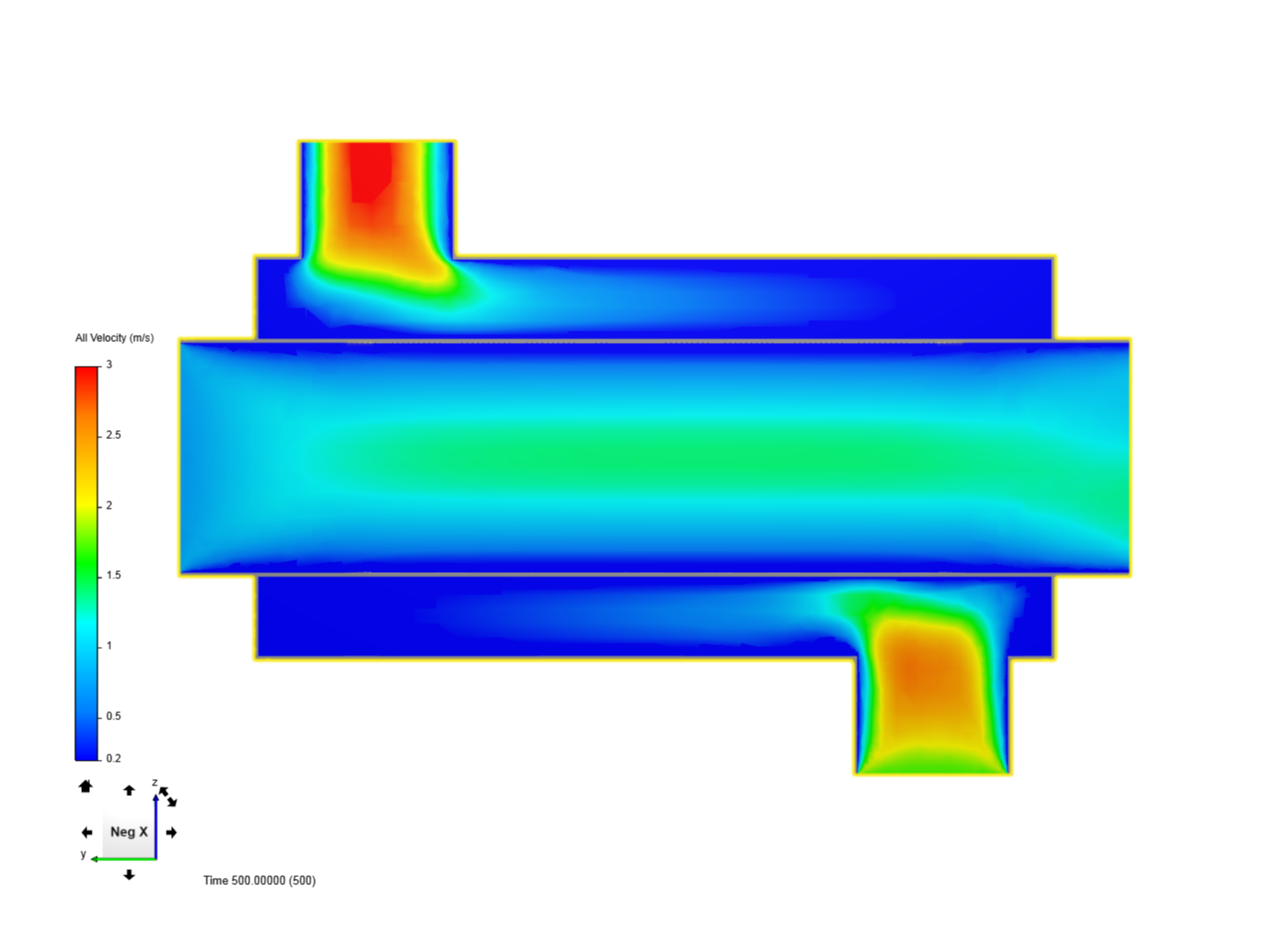 Tube-in-pipe heat exchanger image