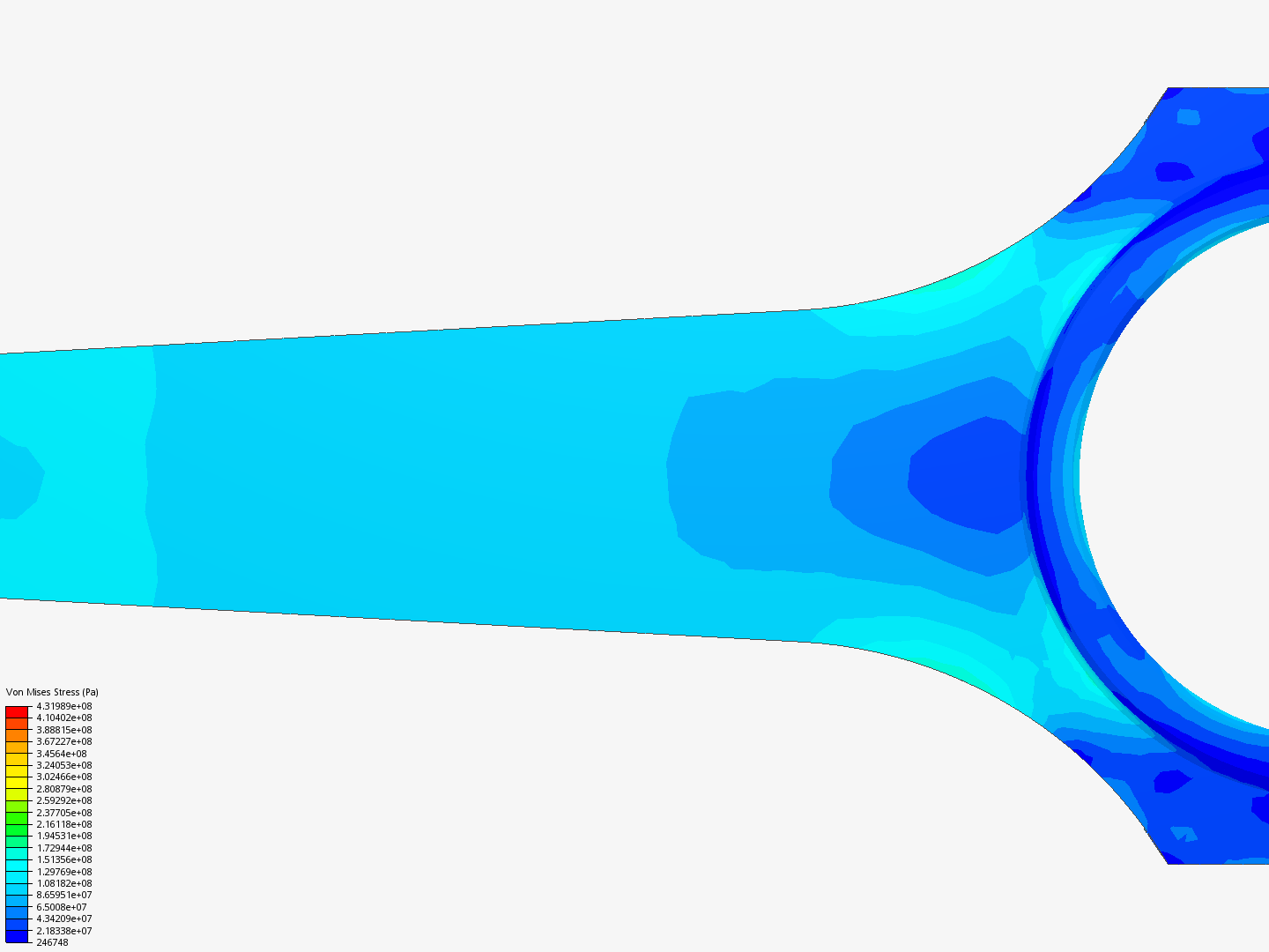 Tutorial 1: Connecting rod stress analysis image