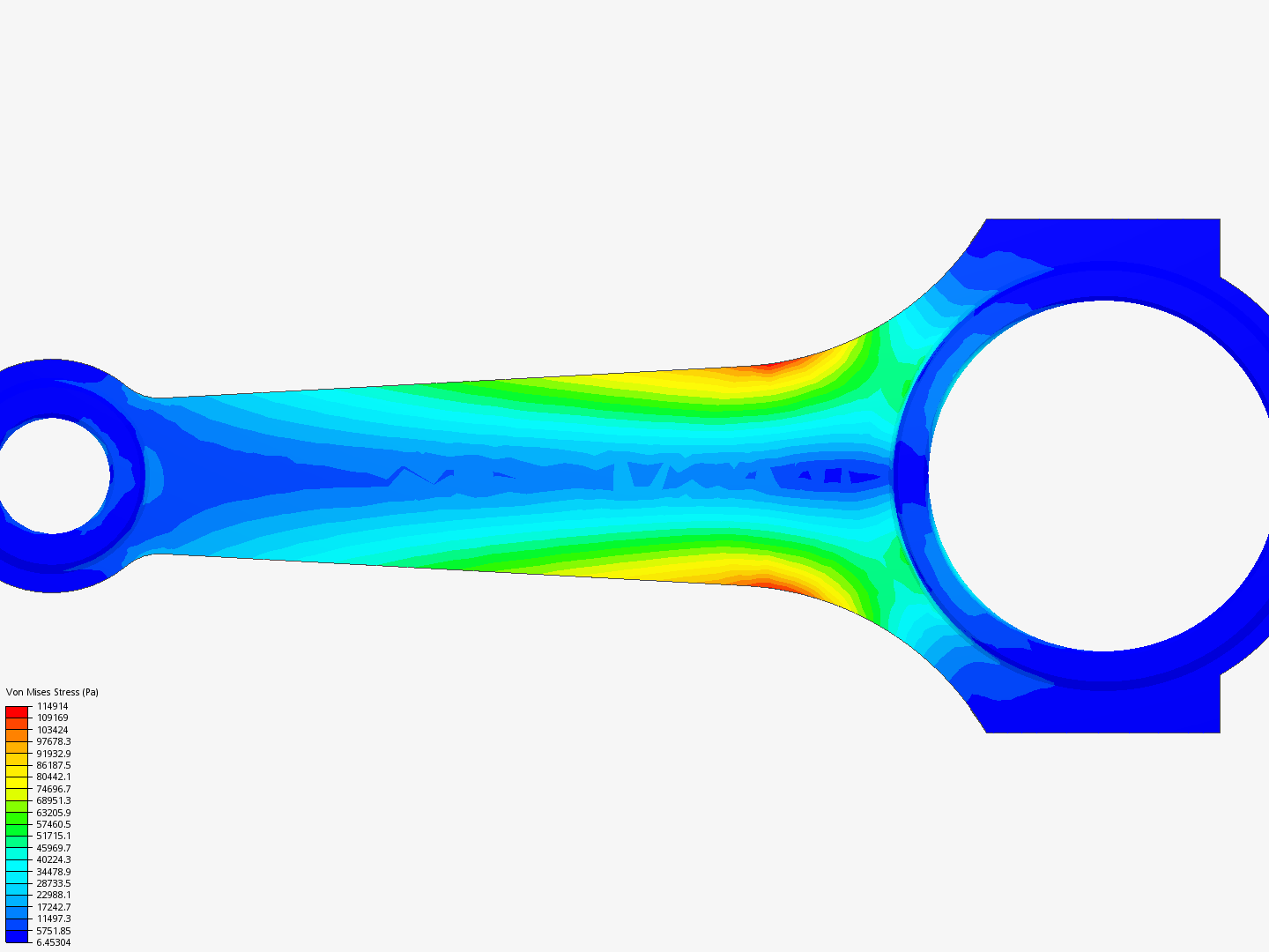 Tutorial 1: Connecting rod stress analysis image