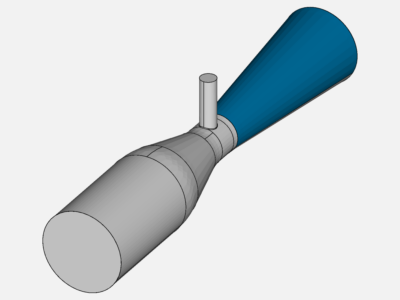 Ensemble - Incompressible Flow Analysis of the Venturi Injector image