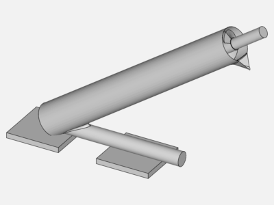 Archimedes screw water pump image