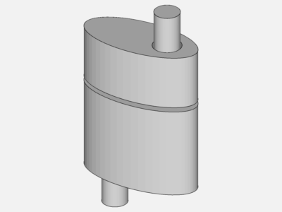 Acoustic natural frequencies of a muffler image