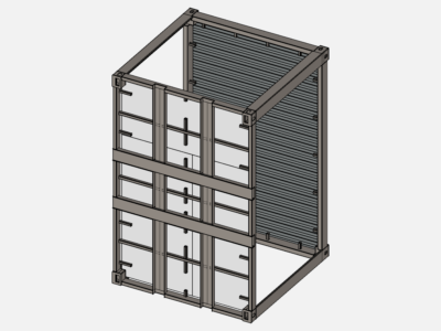 Container_2.4x2.3x3.6_Static Test Analysis Assembly image