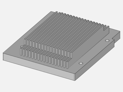 Heat sink - Convective HT test image