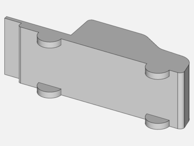 ME 249 Truck Cover Analysis 3D image