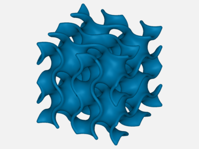 TPMS gyroid structure simulation - Copy image