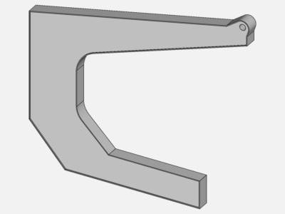 Stress analysis of a reclaimer arm image