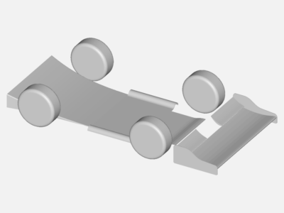 FSAE Diffuser with Rotating Wheels image