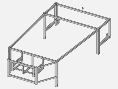 Lawn mower frame image