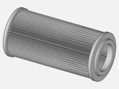 tensile strength analysis of an automotive air filter image