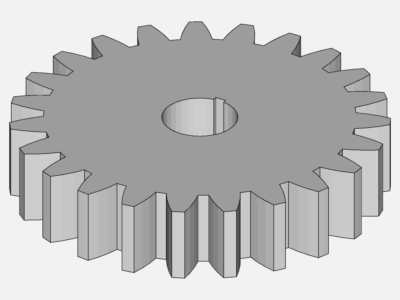 Spur Gears - Contact Analysis image