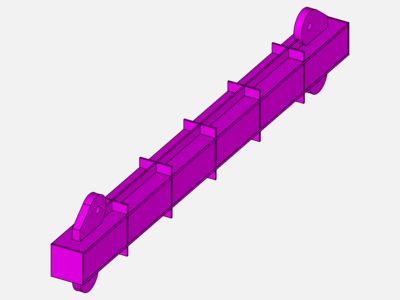 Tutorial - Linear static analysis of a crane image