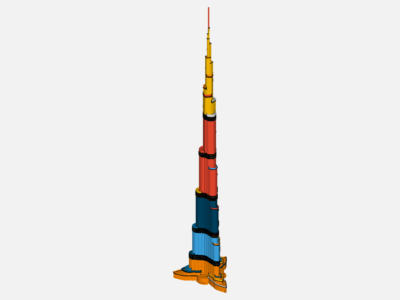 burj khalifa wind analysis image