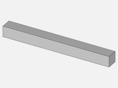 Straight beam with damping of Rayleigh - Code_Aster SDLS123 image