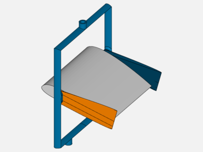 Aerofoil V5 with Frame, AoA 15 image