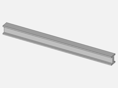 Static Analysis of an I Beam under Remote Force image