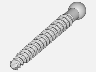 Simple Solid Bone Screw image