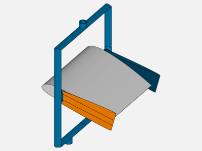 Aerofoil V3 with Frame and V1 Winglets, AoA 15 image