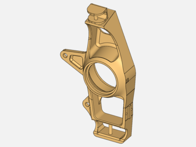 FEA for Formula Student/FSAE - Front Upright image