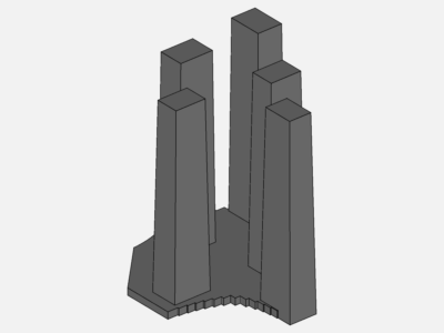 Towers wind simulation image