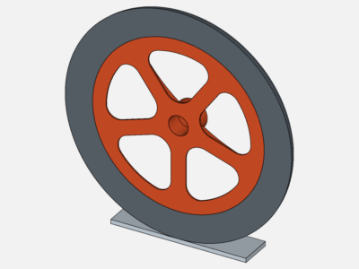 Tutorial: Nonlinear Analysis of a Wheel image