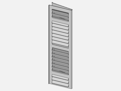 Louvered Fin Mesh Analysis image