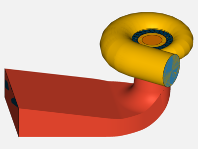 Flow volume water turbine image